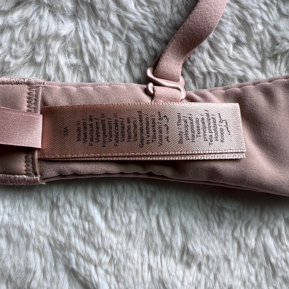 SKIMS Women's Fits Everybody T-Shirt Bra Mica Neutral Size 32A BA-DEM-9221 NEW - Picture 11 of 12
